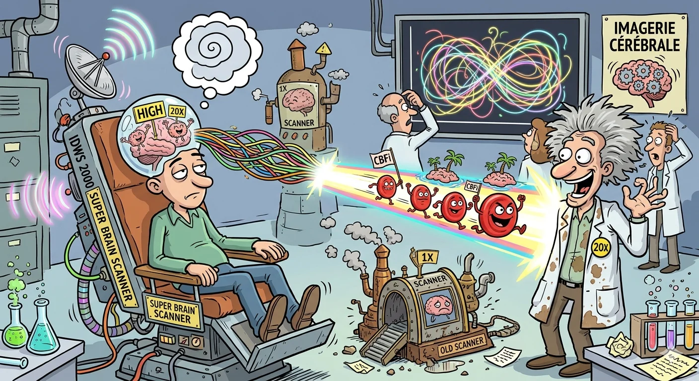 Spectroscopie interférométrique : un gain de 20x pour le suivi du flux sanguin cérébral