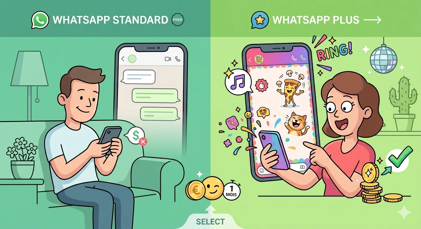 WhatsApp Plus : tarifs et fonctionnalités de l'abonnement payant dévoilés